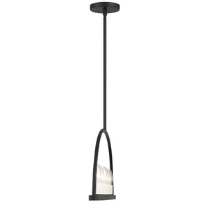 Abbottt 8 Light Black Linear Chandelier
