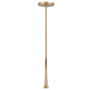 Abbottt 8 Light Vibrant Gold Linear Chandelier