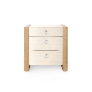 3-Drawer Side Table | Light Natural & Natural | Albert Collection | Villa & House