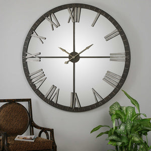 Amelie Large Bronze Wall Clock