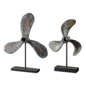 Propellers Rust Sculptures, S/2