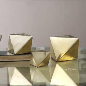 Rhombus Champagne Accents, S/3