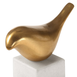 Songbirds Brass Sculpture