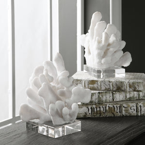 Charbel White Bookends, Set/2
