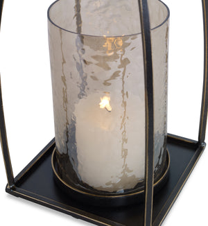 Riad Bronze Lantern Candleholder