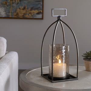 Riad Bronze Lantern Candleholder