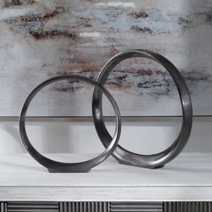 Orbits Black Ring Sculptures, S/2