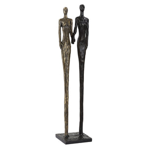 Two's Company Cast Iron Sculpture
