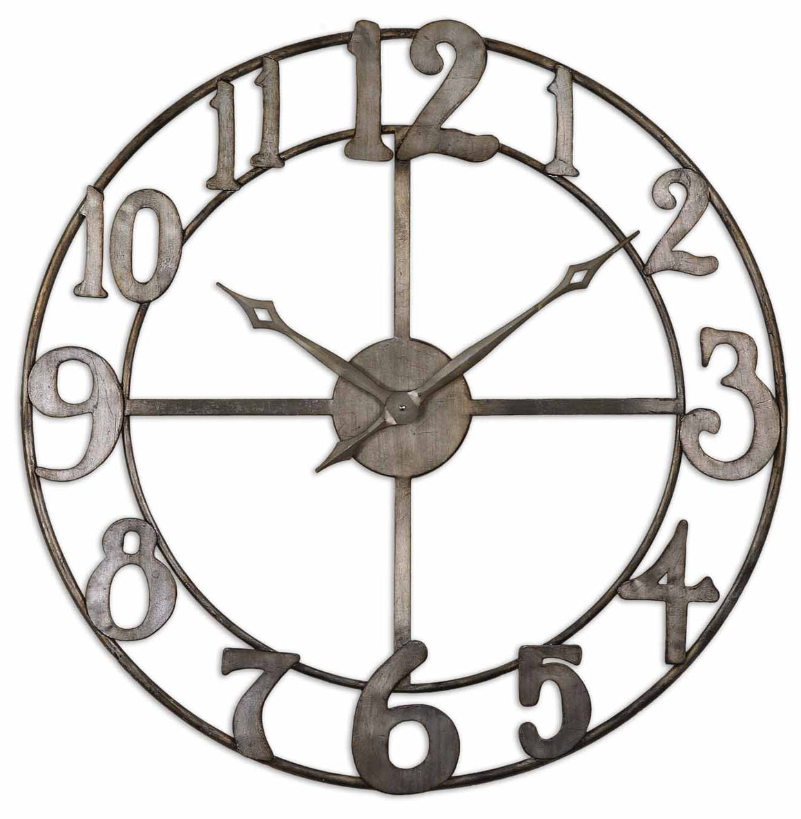 Delevan 32" Metal Wall Clock