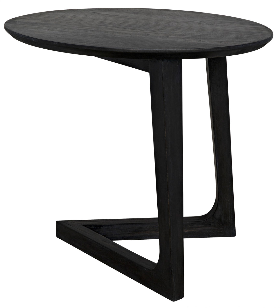 Noir Cantilever Table - Charcoal Black