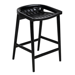 Ronald Counter Stool - Charcoal Black