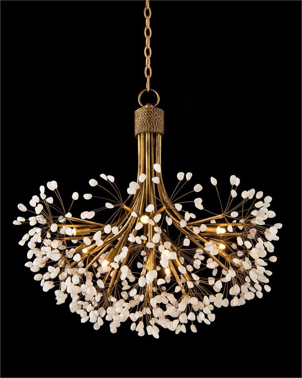 Quartz Nine-Light Chandelier