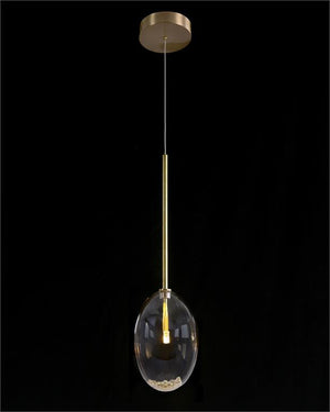 Echo: Glass Globe Single Droplight