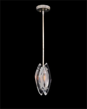 Faceted Glass Single-Light Pendant