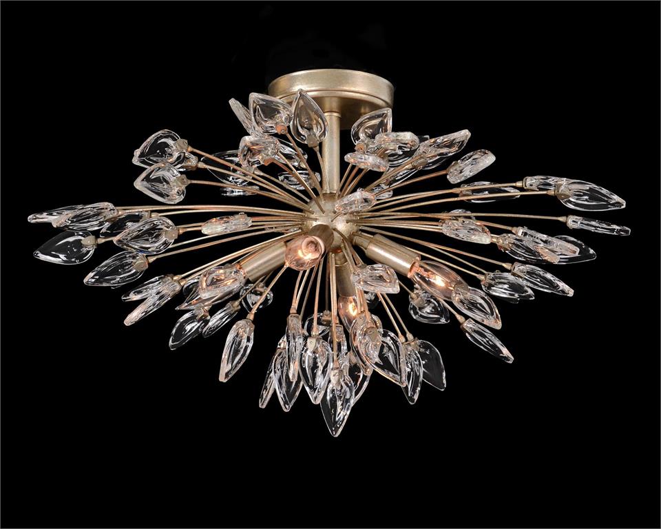Reveille: Crystal Constellation Four-Light Semi-Flush