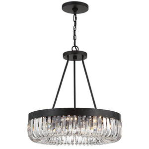 Alister 8 Light Charcoal Bronze Chandelier