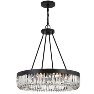 Alister 10 Light Charcoal Bronze Chandelier