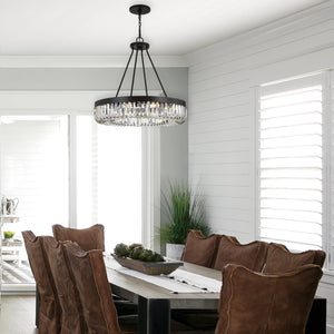 Alister 10 Light Charcoal Bronze Chandelier