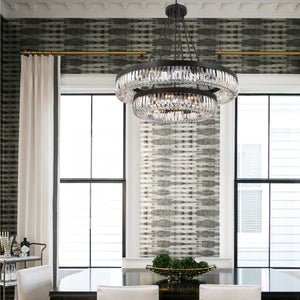 Alister 26 Light Charcoal Bronze Chandelier