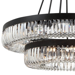 Alister 26 Light Charcoal Bronze Chandelier