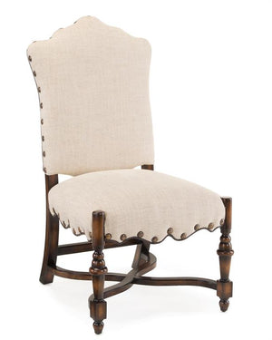 French Linen Dining Side Chair