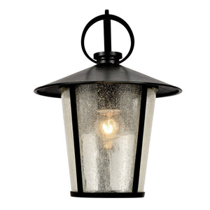 Andover Outdoor 1 Light Matte Black Wall Mount