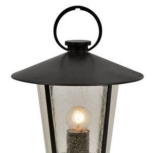 Andover Outdoor 1 Light Matte Black Post Mount