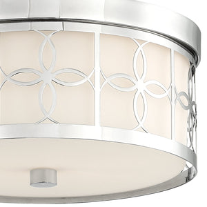 Anniversary 2 Light Polished Nickel Ceiling Mount