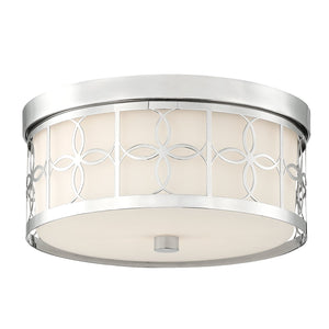 Anniversary 2 Light Polished Nickel Ceiling Mount