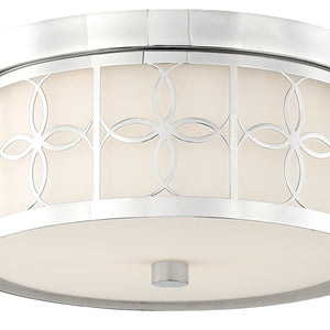 Anniversary 2 Light Polished Nickel Ceiling Mount