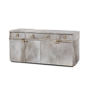 3-Drawer & 4-Door Cabinet in Gray | Andre Collection | Villa & House