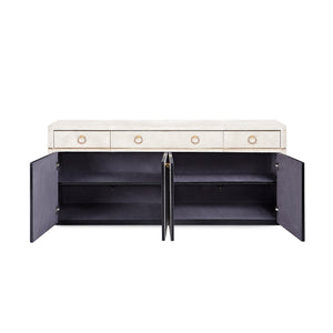 3-Drawer & 4-Door Cabinet in White | Andre Collection | Villa & House