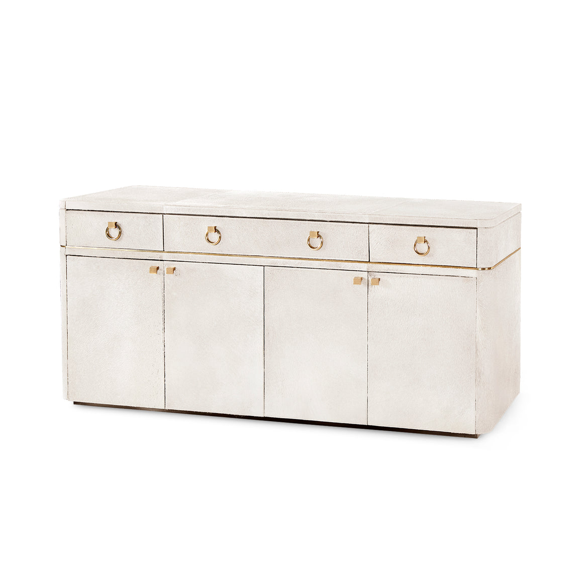 3-Drawer & 4-Door Cabinet in White | Andre Collection | Villa & House
