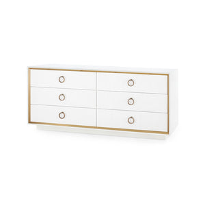 Extra Large 6-Drawer in White | Ansel Collection | Villa & House