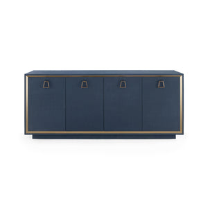 4-Door Cabinet in Blue Steel | Ansel Collection | Villa & House