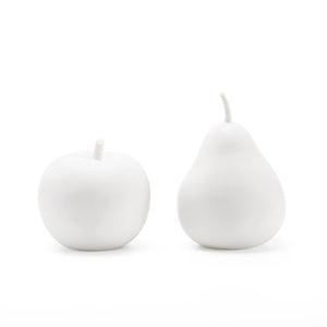 Porcelain Figures in White | Apple & Pear Collection | Villa & House