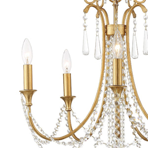 Arcadia 5 Light Antique Gold Chandelier