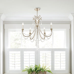 Arcadia 5 Light Antique Gold Chandelier