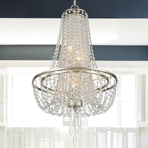 Arcadia 4 Light Antique Gold Chandelier