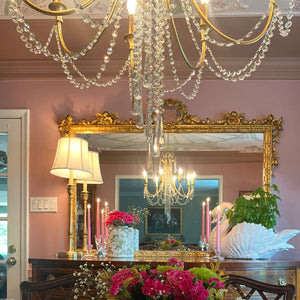 Arcadia 12 Light Antique Gold Chandelier