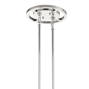 Aries 20 Light Polished Nickel Chandelier