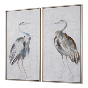 Summer Birds Framed Art S/2