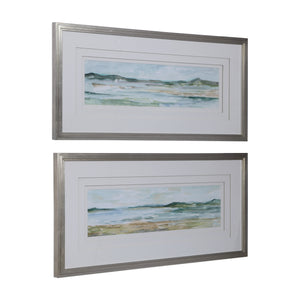 Panoramic Seascape Framed Prints Set/2