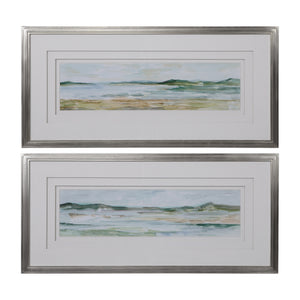 Panoramic Seascape Framed Prints Set/2