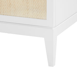 3-Drawer Side Table in White | Astor Collection | Villa & House