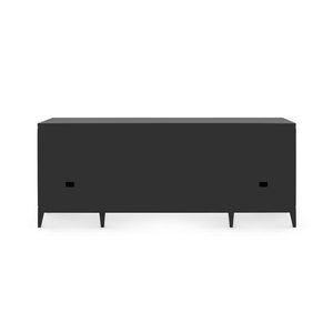 3-Drawer & 2-Door Cabinet in Black | Astor Collection | Villa & House