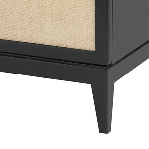 3-Drawer & 2-Door Cabinet in Black | Astor Collection | Villa & House