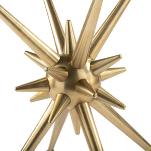 Sputnik-Inspired Brushed Brass Center Table - Gold | Atomic Collection | Villa & House