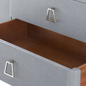 3-Drawer & 2-Door Cabinet in Gray Lacquered | Audrey Collection | Villa & House
