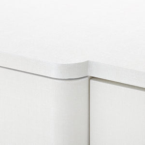 3-Drawer & 2-Door Cabinet in White Lacquered | Audrey  Collection | Villa & House